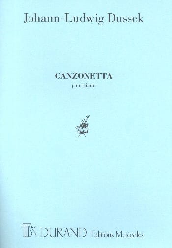 Canzonetta Johann-Ludwig Dussek Partition Piano