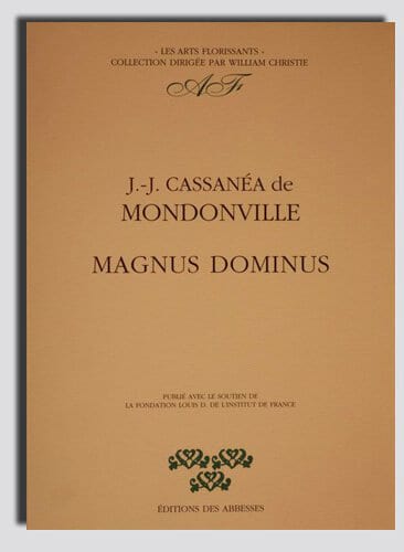 Magnus Dominus - Cassanea Jean-Joseph de Mondonville - Partition