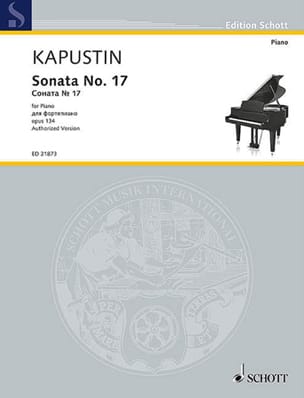 Feuillez l'ouvrage Sonate pour Piano n° 17 Opus 134 - Nikolai Kapustin - Partition