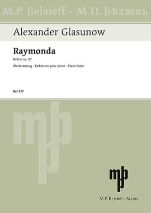 Raymonda Opus 57 GLAZOUNOV Partition Piano