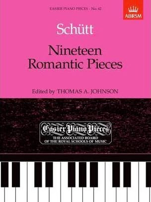 19 Romantic Pieces Eduard Schütt Partition Piano