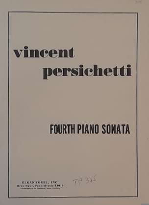 4ème Sonate Op. 36 Vincent Persichetti Partition Piano
