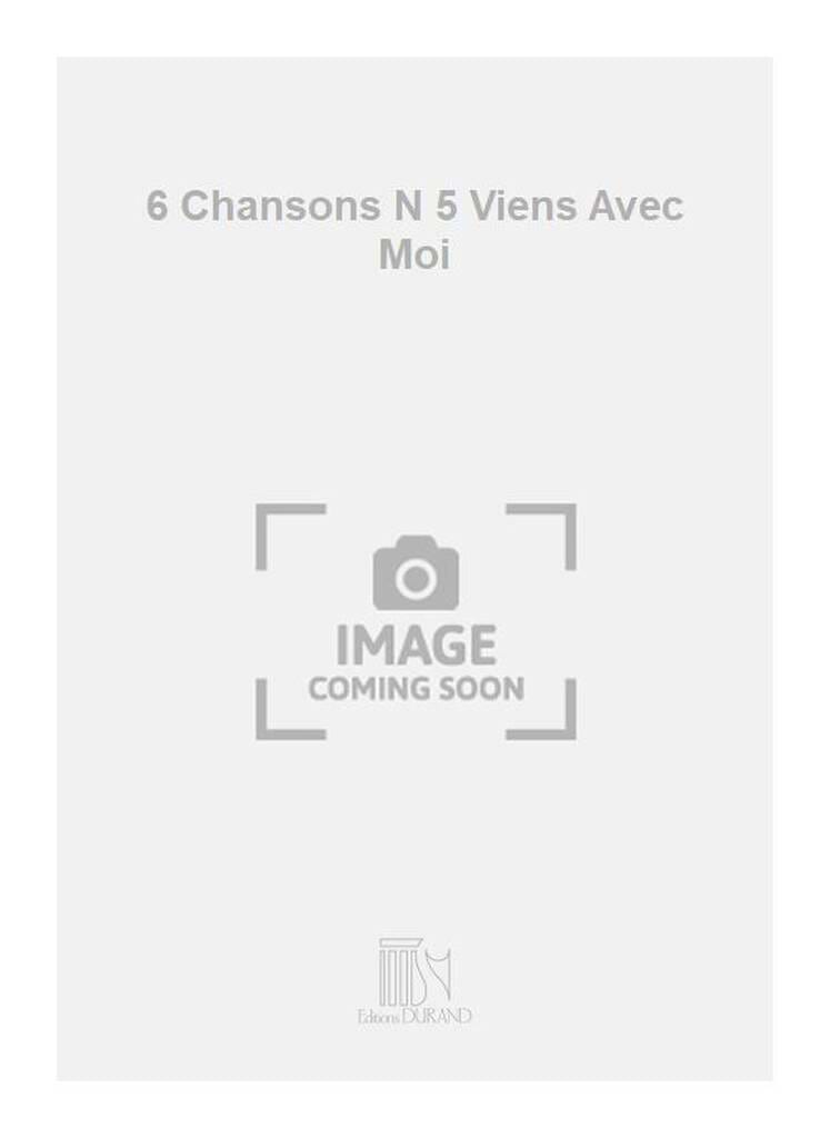 Viens Avec Moi, Charmante Brune Guy Ropartz Partition Chœur