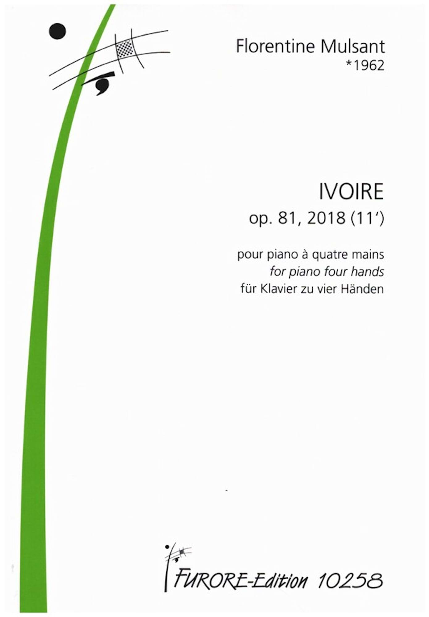 Ivoire op.81 Florentine Mulsant Partition