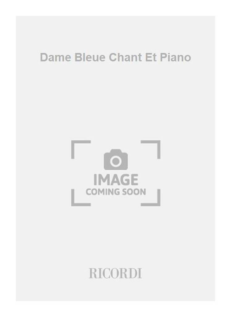 Dame Bleue Claude Arrieu Partition Mélodies