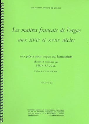 Les Maîtres Français de l'orgue Volume 2 Partition Orgue