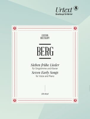 7 Frühe lieder. Voix haute BERG Partition Mélodies
