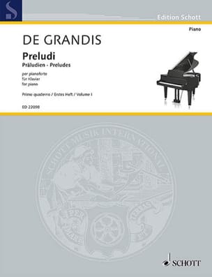 Préludes. Volume 1 Grandis Renato De Partition Piano