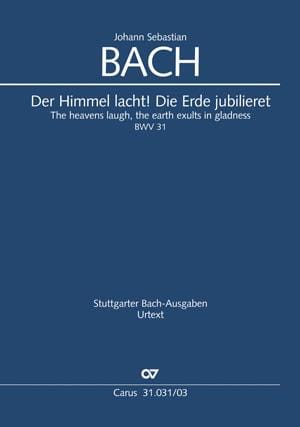 Der Himmel Lacht BWV 31 BACH Partition Chœur