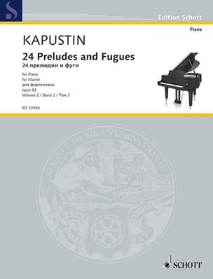 Parcourir les pages de 24 préludes et fugues op. 82. Volume 2 - Nikolai Kapustin - Partition