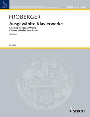Ausgewählte Klavierwerke Johann Jakob Froberger Partition Clavecin