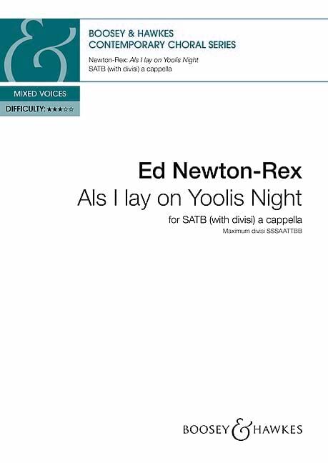 Als I lay on Yoolis Night - Ed Newton-Rex - Partition - Chœur