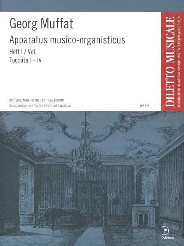 Apparatus Musico-Organisticus Volume 1 Georg Muffat Partition Orgue