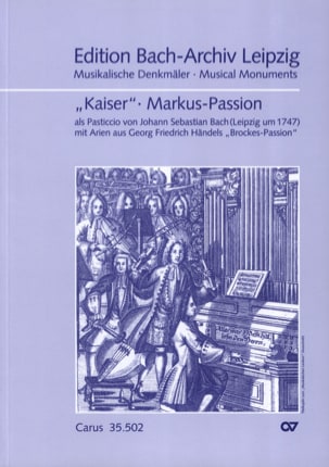 Parcourir les pages de Markus-Passion - KAISER / BACH / HAENDEL - Partition - Chœur