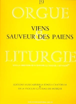 Viens, Sauveur Des Païens Partition Orgue