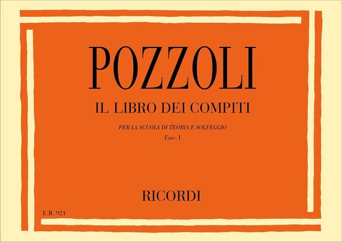 Libro Dei Compiti Per Scuola Di Teoria E Solfeggio Vol.1