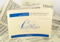 6 Préludes et Fugues Johann Georg Albrechtsberger Partition Clavecin
