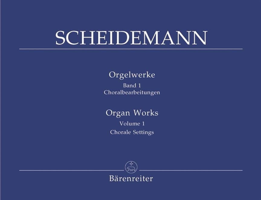 Oeuvre pour Orgue Volume 1 Heinrich Scheidemann Partition Orgue