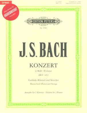 Concerto Pour Clavier En Ré Mineur BWV 1052 BACH Partition Piano