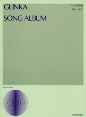 Song Album GLINKA Partition Mélodies
