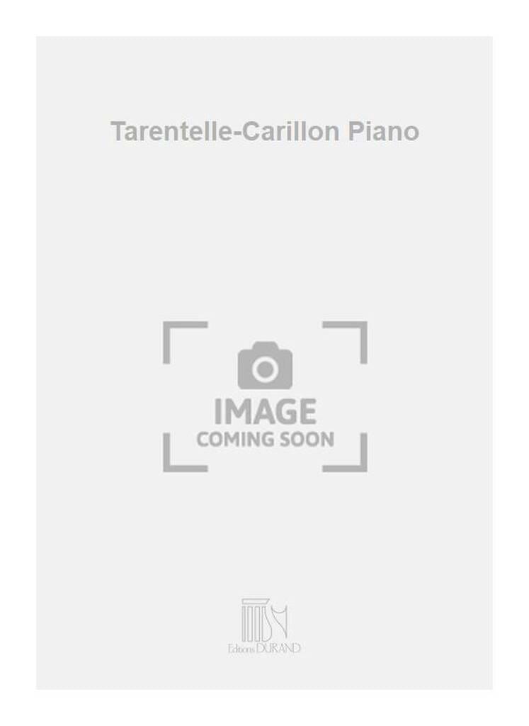 Tarentelle et Carillon Jean-Michel Damase Partition Piano