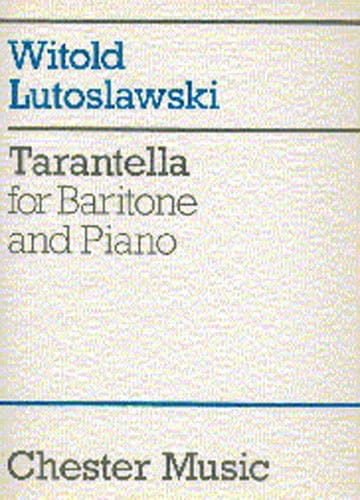 Tarentella - LUTOSLAWSKI - Partition - Mélodies