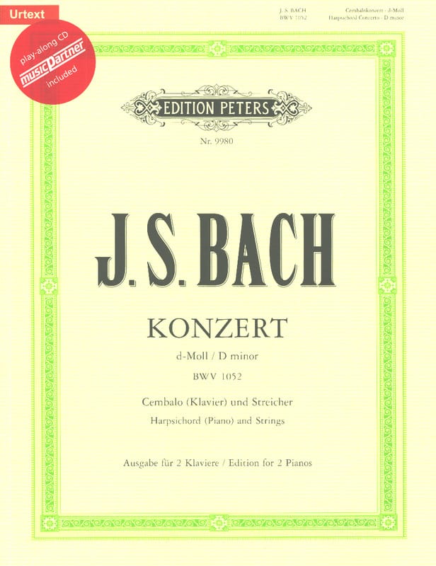 Concerto Pour Clavier En Ré Mineur BWV 1052 - BACH - Partition - Piano