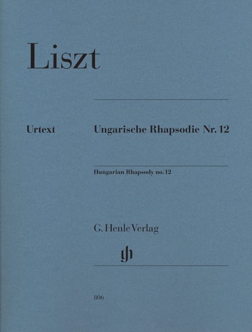 Rhapsodie Hongroise N° 12 - LISZT - Partition - Piano