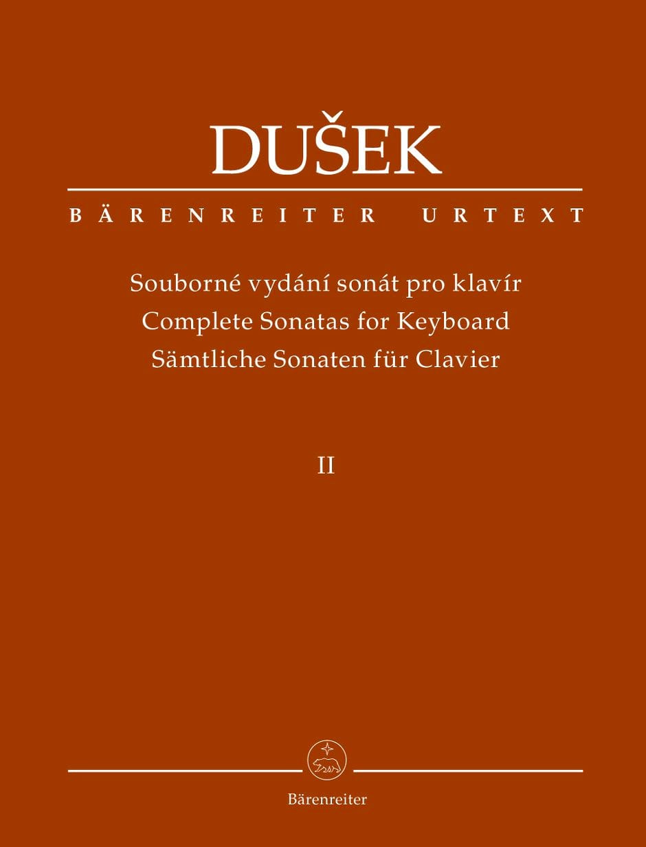 Sonates pour piano. Volume 2 - Frantisek Xaver Dussek - Partition