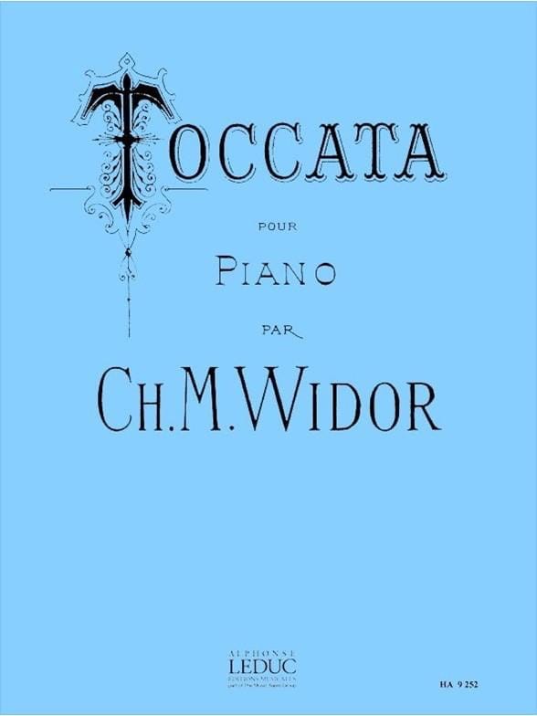 Toccata Extrait Symphonie N°5 Opus 42 - WIDOR - Partition - Piano