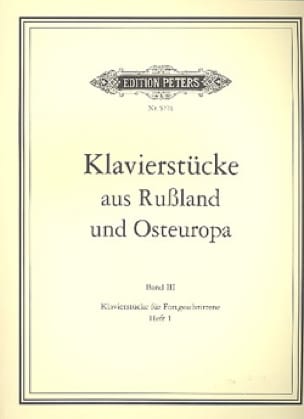Klavierstucke Aus Russland und Osteuropa Volume 3 Cahier 1 - 