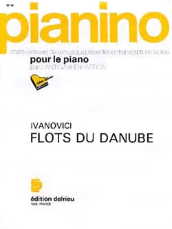 Flots du Danube. Pianino 10 Ivanovici Partition Piano