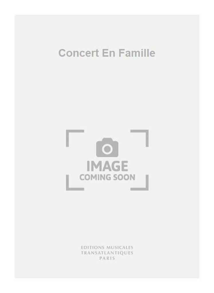 Concert En Famille. Akira Tanaka Partition Piano
