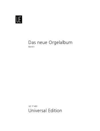 Das Neue Orgelalbum Volume 2 Partition Orgue
