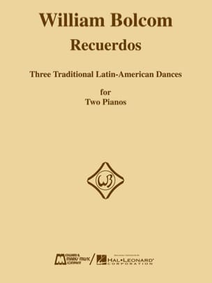 Recuerdos. 2 Pianos William Bolcom Partition Piano
