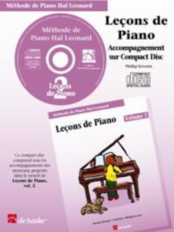 Leçons de Piano Volume 2. CD HAL LEONARD Partition Piano