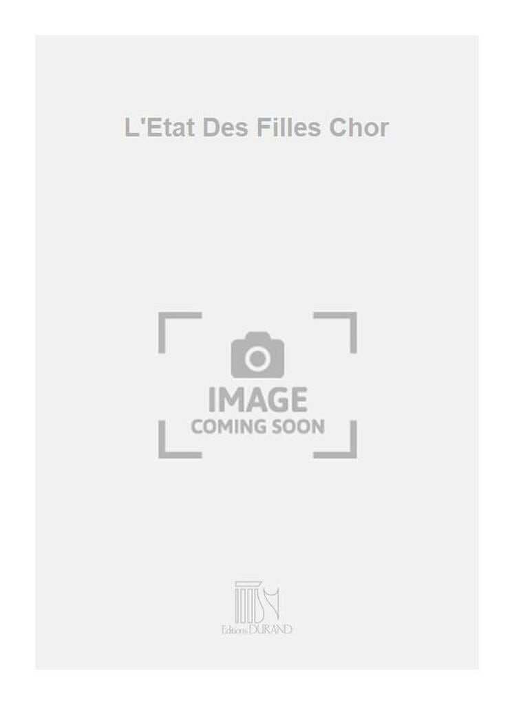 L'état des feilles Maurice Emmanuel Partition Chœur