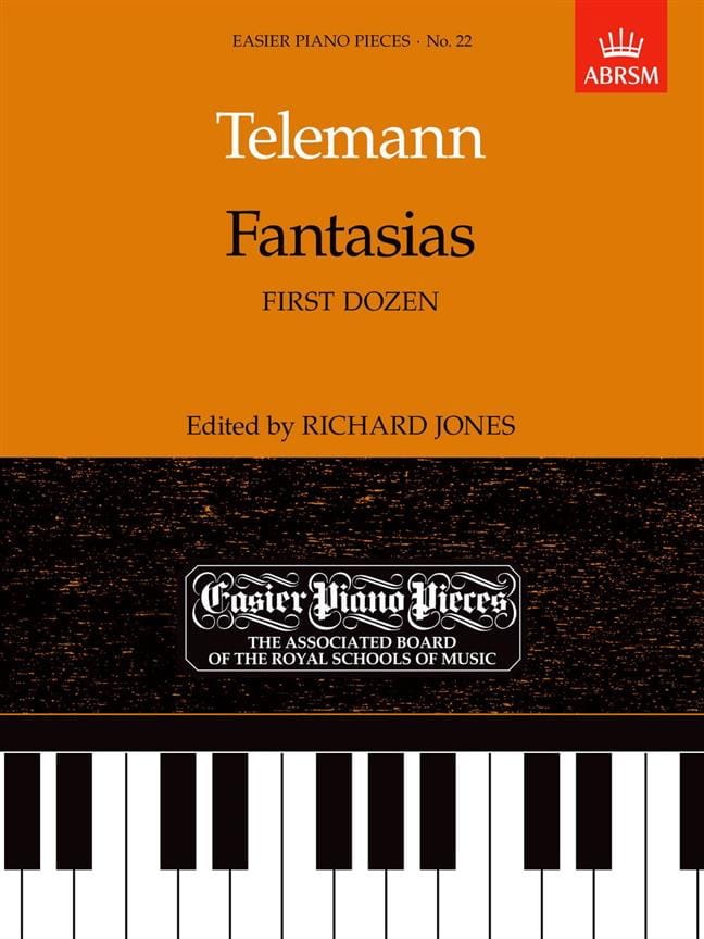 Fantaisies 1ère Douzaine TELEMANN Partition Clavecin