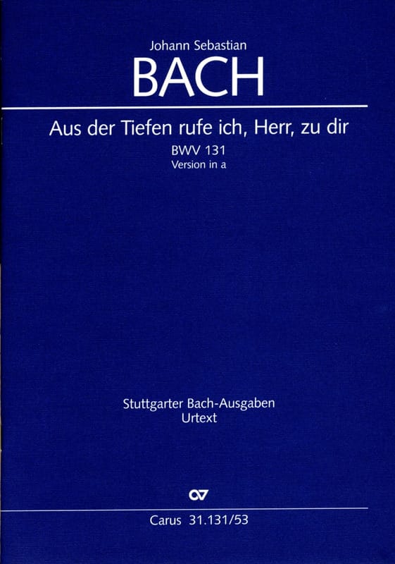 Cantate BWV 131 - Choeur BACH Partition Chœur