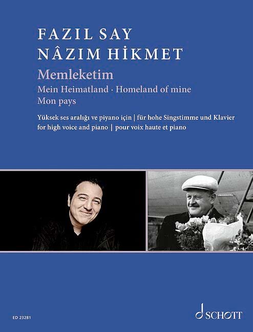 Memleketim op. 5 Nr. 9 Fazil Say Partition Mélodies