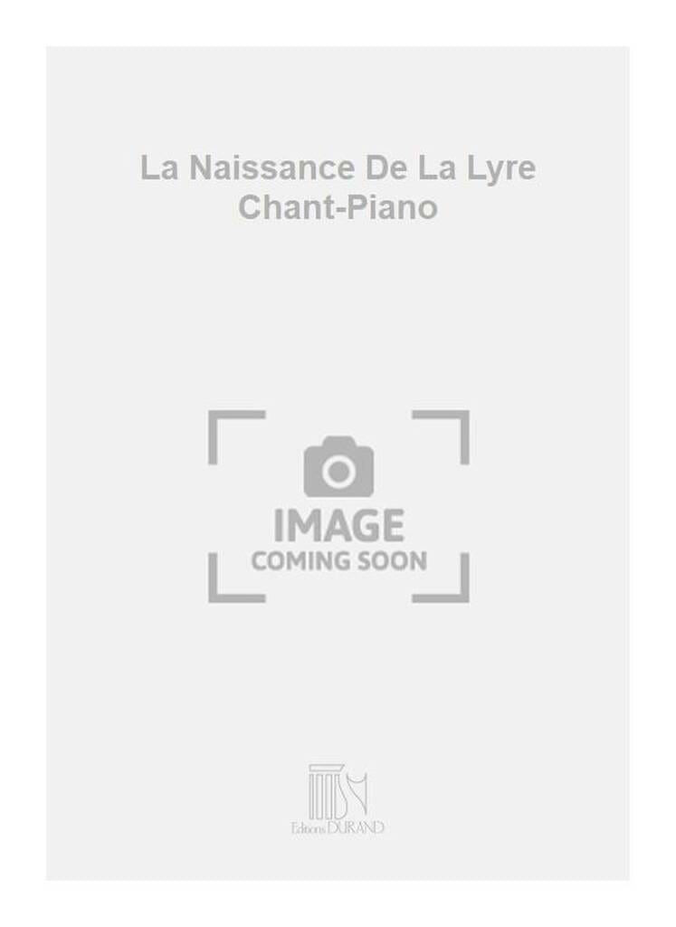 La Naissance de la Lyre ROUSSEL Partition Opéras