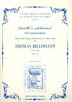 12 Concertos Volume 2 CORELLI Partition Orgue