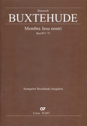Membra Jesu Nostri. Choeur BUXTEHUDE Partition Chœur