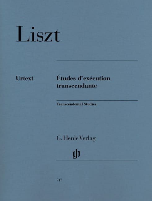 Etudes d'Exécution Transcendante LISZT Partition Piano