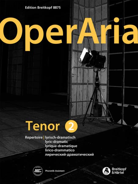 OperAria - Ténor Volume 2 Partition Recueils