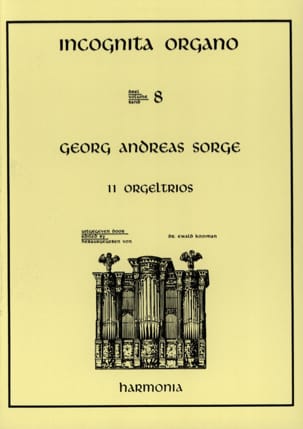 11 Orgeltrios Georg Andreas Sorge Partition Orgue