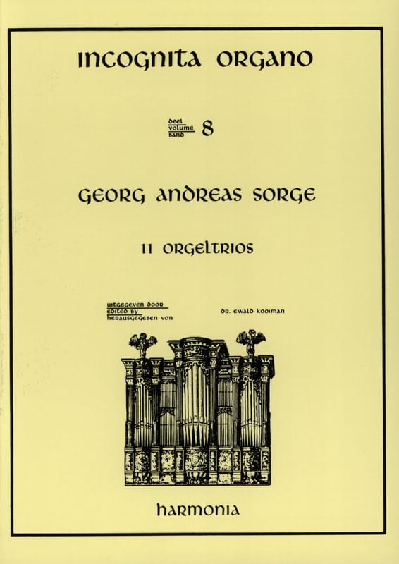 11 Orgeltrios Georg Andreas Sorge Partition Orgue