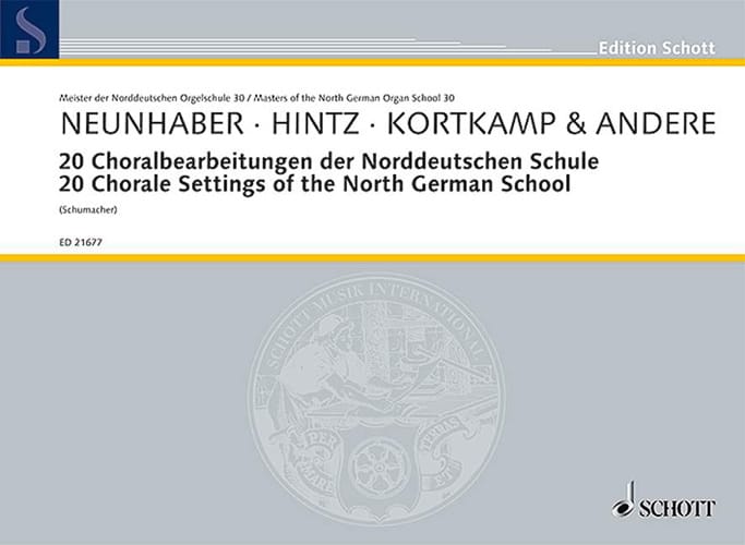 20 Choralbearbeitungen der Norddeutschen Schule Partition Orgue