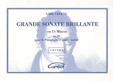 Sonate op. 10. 4 mains - CZERNY - Partition - Piano