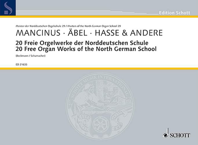 20 Freie Orgelwerke der Norddeutschen Schule Partition Orgue